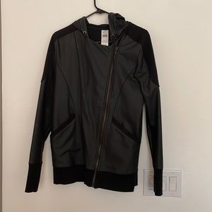 VSX Faux leather asymmetrical zip jacket